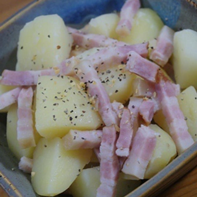 和風だけどチョッピリ洋風☆ベーコンとじゃがいもの洋風ポン煮