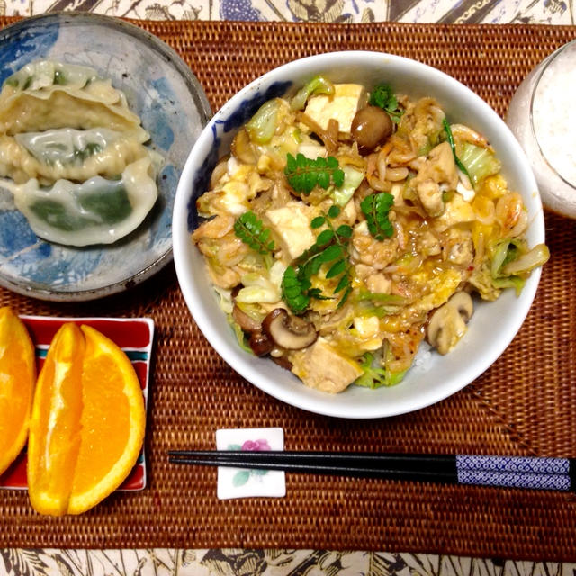 春真っ盛り！桜エビのすき焼き風卵とじ丼