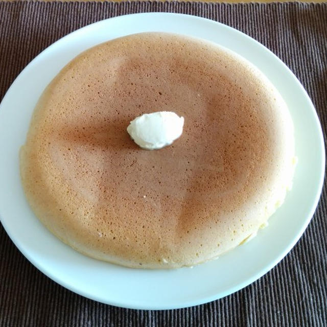 大きなホットケーキ♪