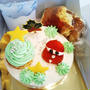 abckids☆いちごサンタとお星さまのショートケーキ