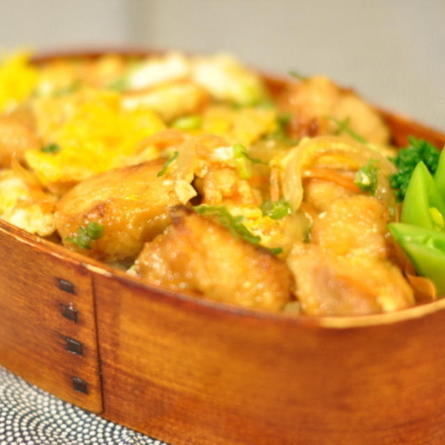 から揚げ親子丼弁当と先週の娘の発熱のお話し。