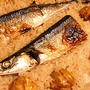 フライパンで簡単、秋刀魚と栗の中華風パエリアと秋刀魚の刺身中華風ラビオリ仕立てで