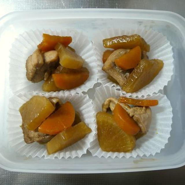 【冷凍ストック】鶏肉と大根のうま煮♪