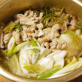 鶏皮と白菜の鍋