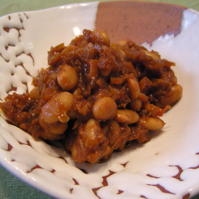 大豆の中華トマト味噌