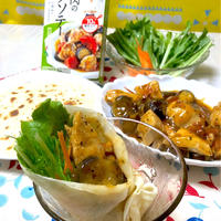 簡単！鶏肉のハーブソテーのトルティーヤ