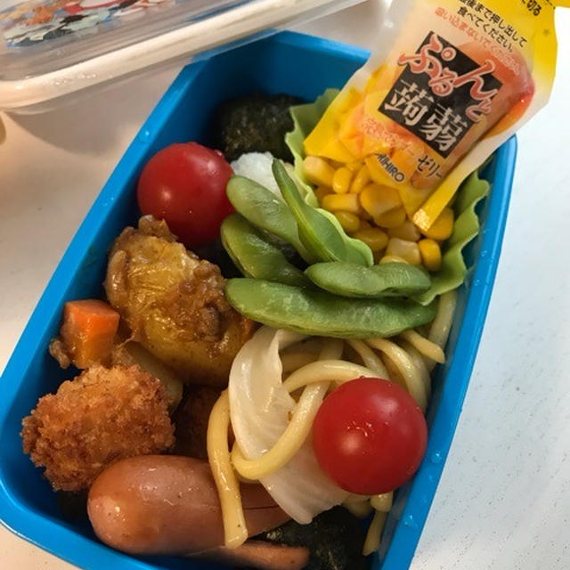 【こども弁当】お弁当 始まりました〜・・・今日は、フル稼働で頑張った〜