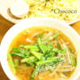 味噌味のつけ麺　レシピ