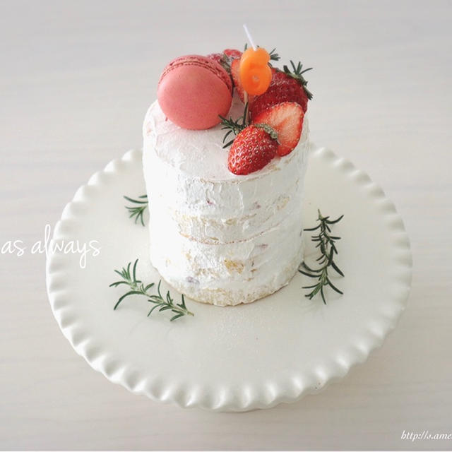 祝♡ブログの日。感謝の気持ちを込めて♡ネイキッドケーキ