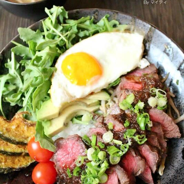 アメリカン和牛のステーキ丼
