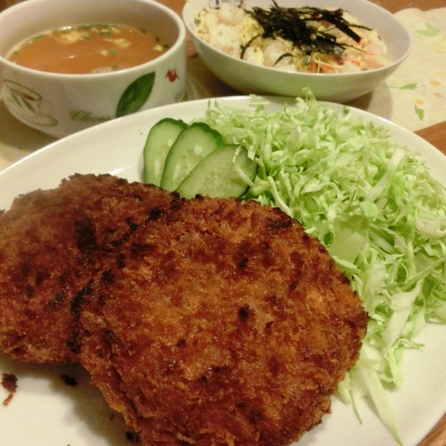 メンチカツ～♪　　チキンのトマトクリーム煮～♪