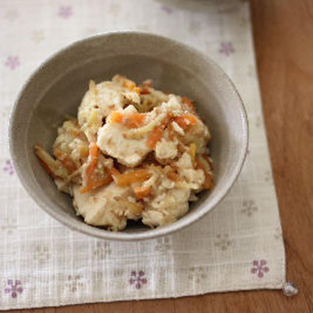 我が家の定番♪豆腐のくずとじ煮