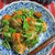 「鶏唐揚げと水菜のレモンマリネ」