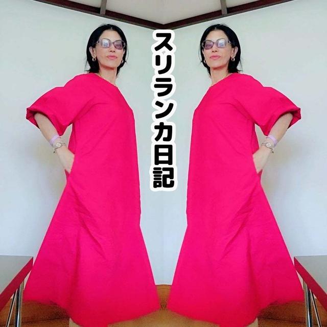 真っ赤なワンピース　ヘリタンスアフングッラにお別れ　スリランカ日記