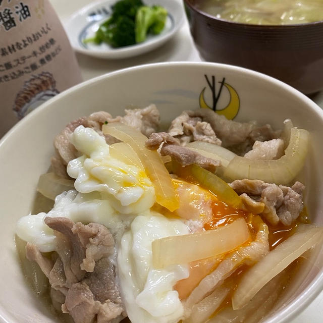 牡蠣醬油の豚丼♡