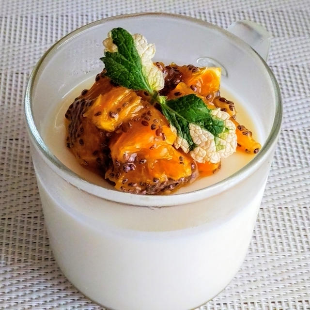 【美肌SWEETS】『チアオレンジのヨーグルトゼリー』の腸活＆美肌スイーツレシピ
