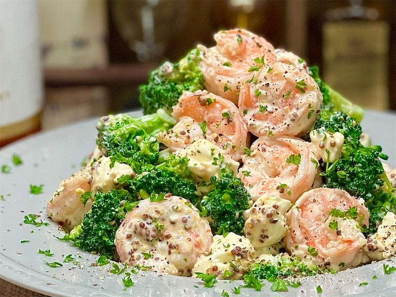 【レシピ】海老とブロッコリーのごちそうサラダ