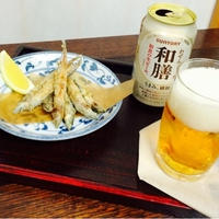 キビナゴの唐揚げと和膳