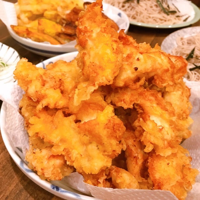 【サクサク！ジューシー鶏天ぷら】