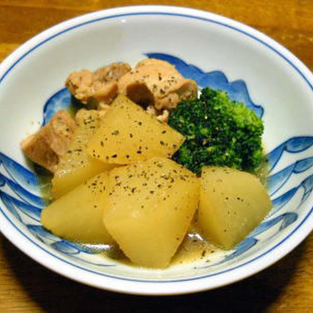 大根と鶏肉のバターしょうゆ煮