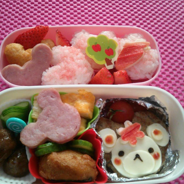 久しぶりのなーちんの手作り弁当始まり始まり～♪