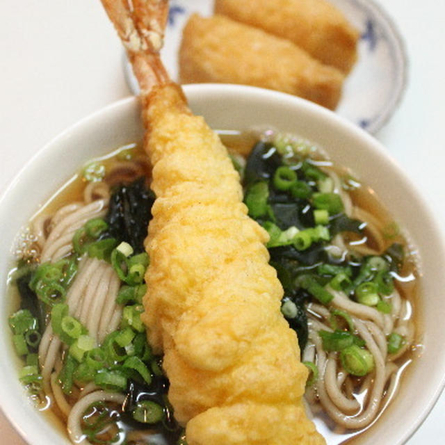 えび天そばでお昼ご飯　鉄男