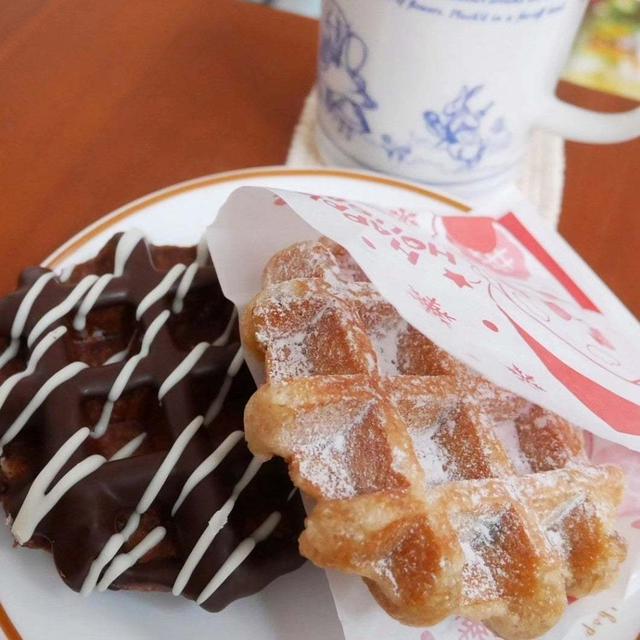マネケンのクリスマスワッフル#今日のおやつはこれ