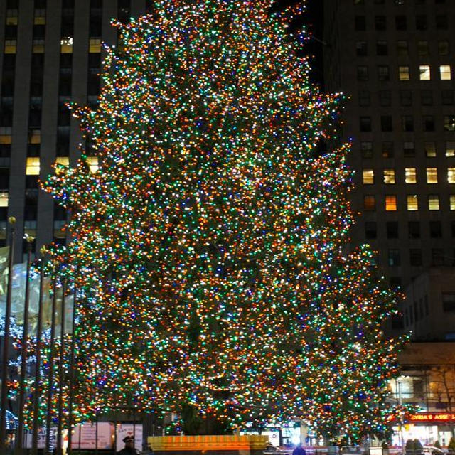 New York ロックフェラーセンターのクリスマスツリー（感動をもう一度。笑）