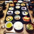 真木温泉旅行　朝食～道の駅かつやま