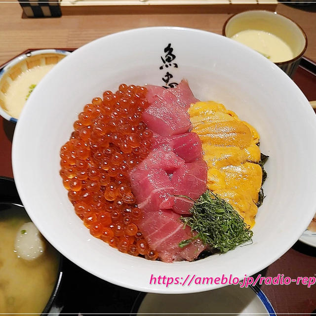 東京駅の「ぜいたく丼」田中田式海鮮食堂 魚忠 @東京駅グランスタ