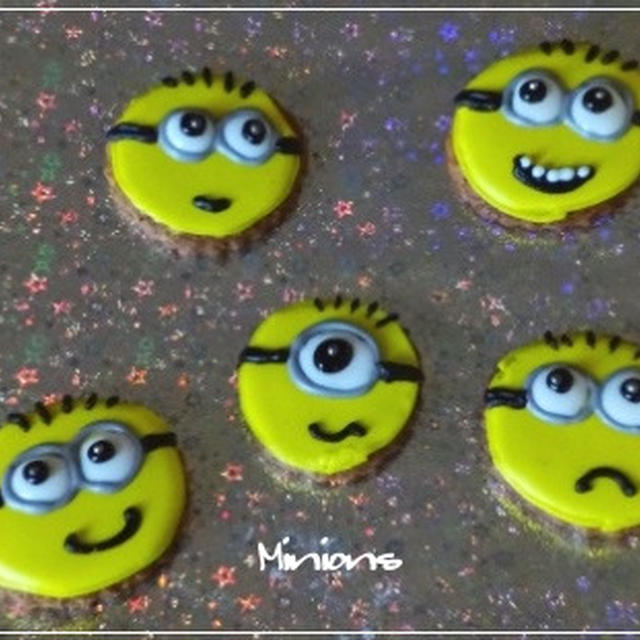 ホワイトデーに・・ミニオンズのアイシングクッキー☆