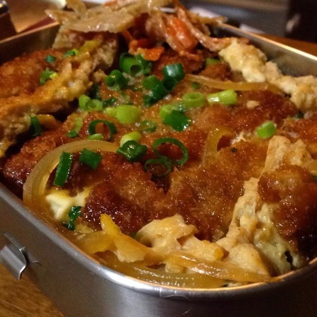 今年最後のカツ丼！