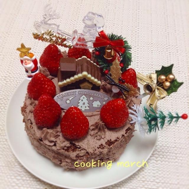ぼくのクリスマスケーキ(≡^∇^≡)
