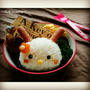 キャラ弁〜うさぎさん〜さんばんの遠足のお弁当