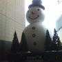 待ち合わせは雪だるまの前で♪JR大阪駅のかわいらしい雪だるま