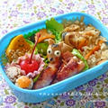 鮭とごぼうの混ぜごはん弁当