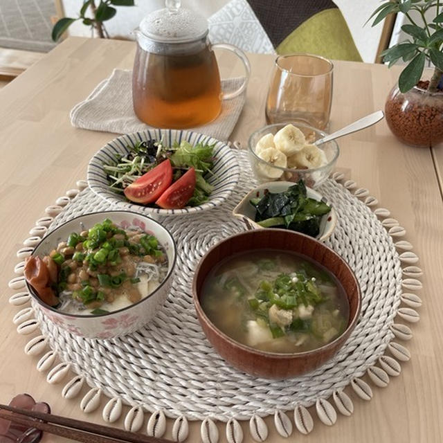 朝ごはんと晩ごはん