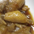 玉ねぎと手羽先のしょうゆ煮 - 116円 50分