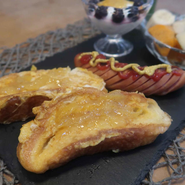 柚子ジャムフレンチトーストの朝食と　柚子仕事いろいろ♪