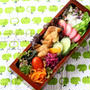 カフェ弁当☆からあげ弁当･瀬戸内海の夕景
