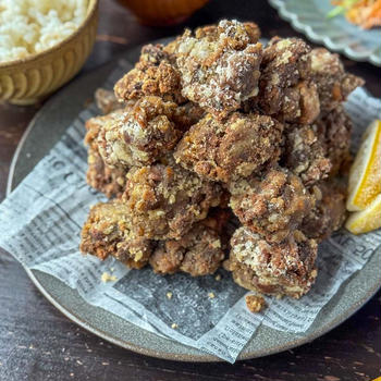このザクザク感がたまらん☆高野豆腐で作るフライドチキンレバー