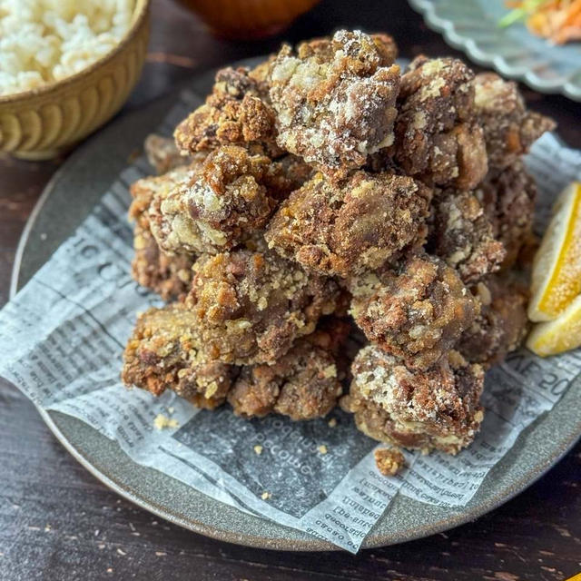 このザクザク感がたまらん☆高野豆腐で作るフライドチキンレバー