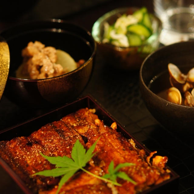 いつかの夕ご飯。うな重。