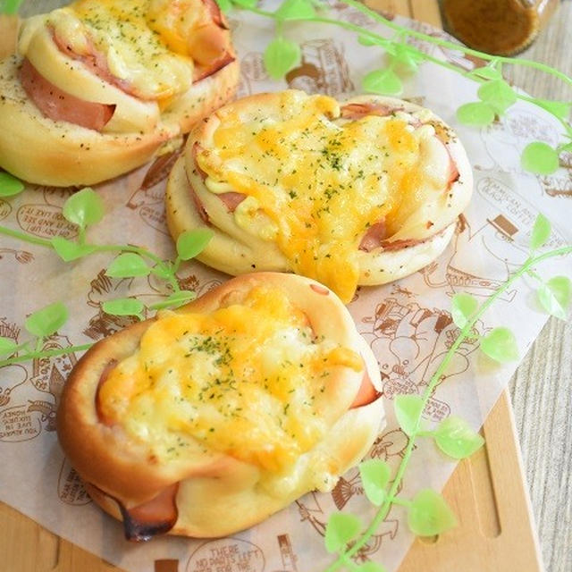 【レシピ】みんな大好き！ハム＆チーズオニオンパン