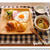 バターロールと根菜カレースープの朝ごはんプレート*