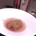 無花果日本酒コンポート、林檎と梨の白和え、秋鮭の燻製でひやおろし満喫の夜