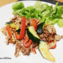 豚こまと彩り野菜のオイスター炒め