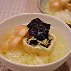 お茶漬け最中 By ドルチェマンマさん レシピブログ 料理ブログのレシピ満載