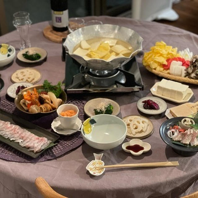 鯛1尾を3日に分けて使う　1日目：鯛しゃぶと湯引きの夜ごはん