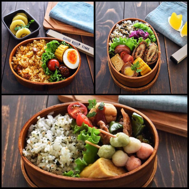 今週前半のお弁当 と 新刊の撮影スタート